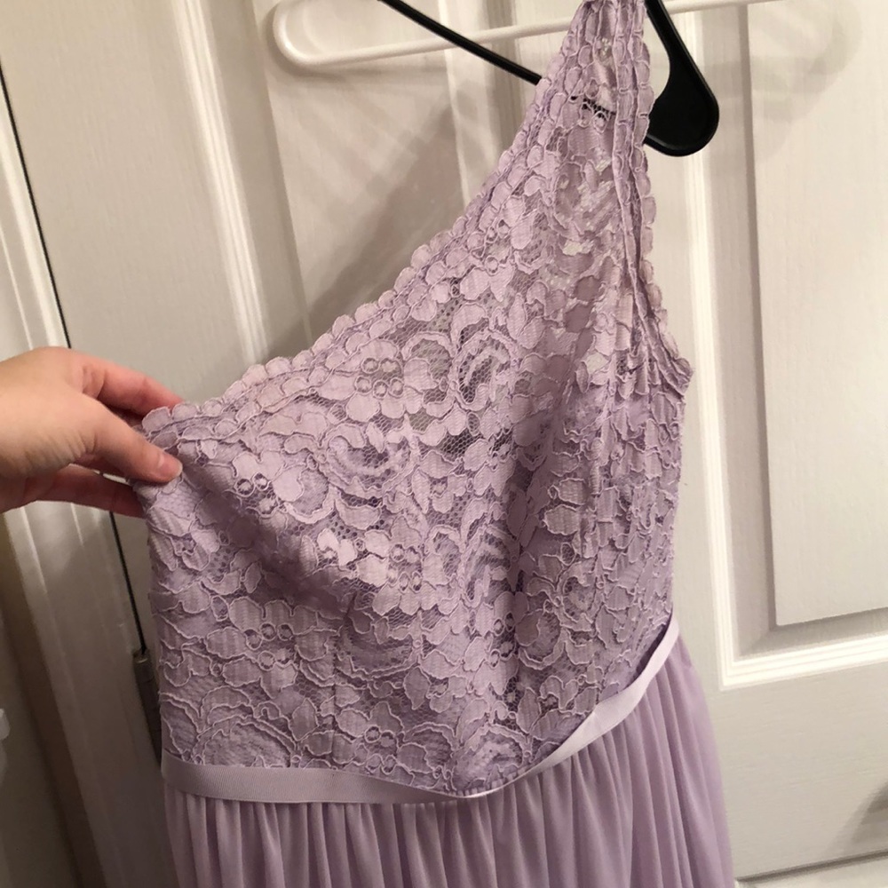 Lavender bridesmaids dress - David’s Bridal